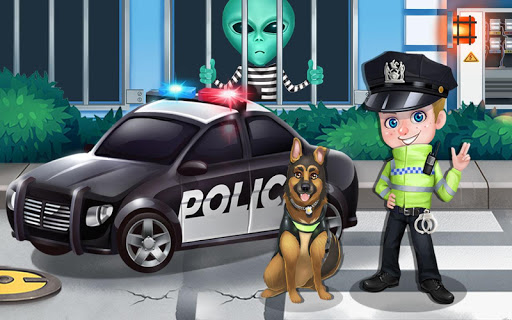 【免費休閒App】Police Hero - Alien Invasion-APP點子