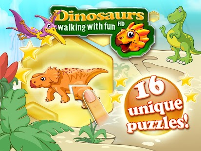 Dinosaurs walking with fun XL