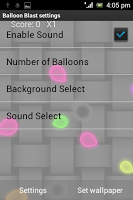 Balloon Burst LWP APK تصویر نماگرفت #2