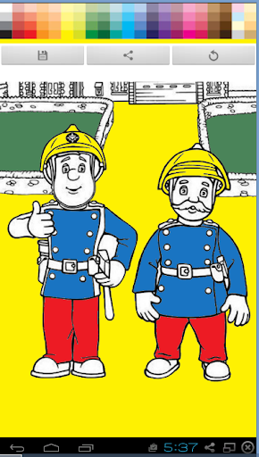 Fireman Coloring
