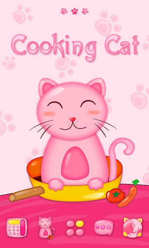 Cooking cat GO LAUNCHER THEME