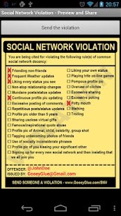 Download Social Network Violation APK