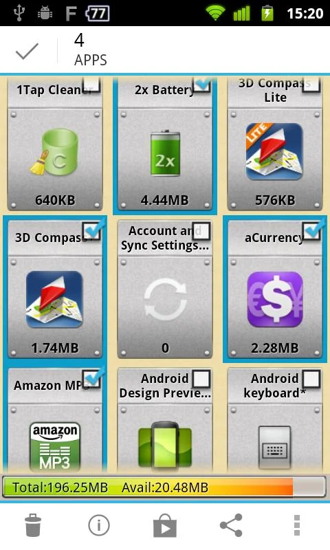 AppMgr Pro III (App 2 SD) - screenshot