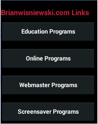 Brianwisniewski.com Site Links
