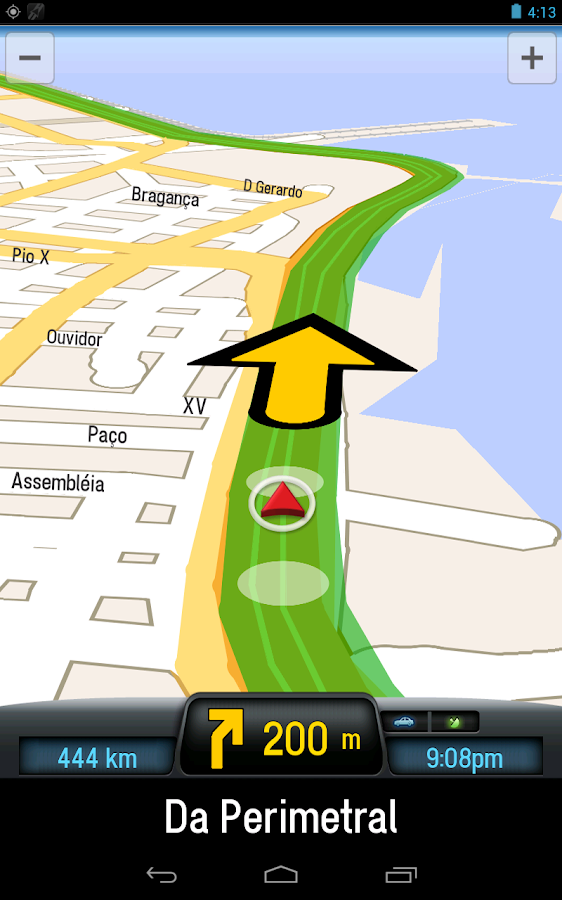 CoPilot Premium Brasil GPS App - screenshot