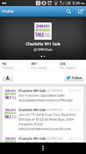 Free Charlotte Warehouse Sale APK