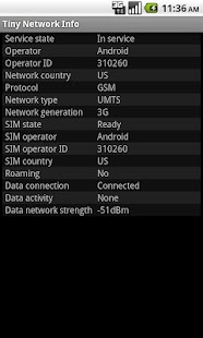 Free Tiny Network Info APK for Android