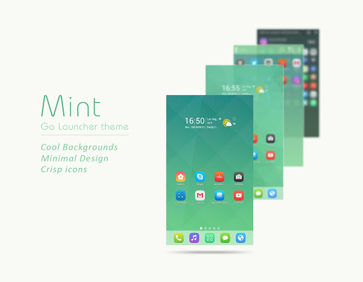 Mint Go Launcher Theme