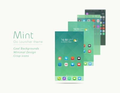 How to install Mint Go Launcher Theme 1.0 unlimited apk for pc