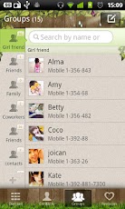 GO Contacts Spring Theme