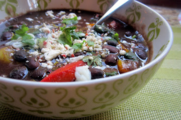 Slow Cooker Caribbean Black Bean Soup