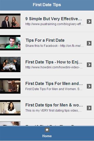 First Date Tips Video