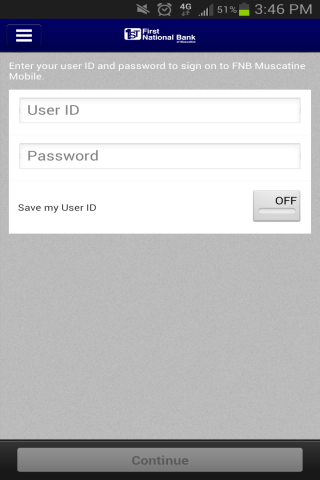FNB Muscatine Mobile Banking