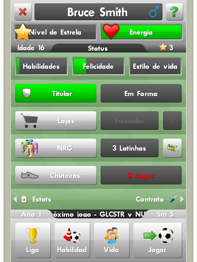 New Star Futebol - screenshot