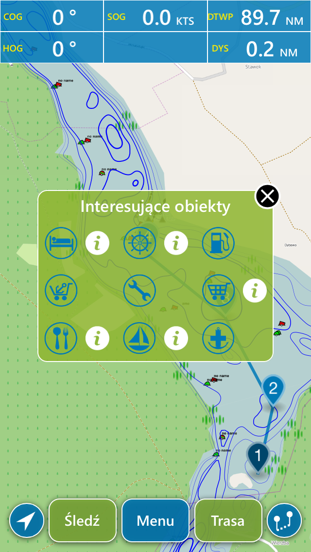 NaviApp Mazury Screen 3