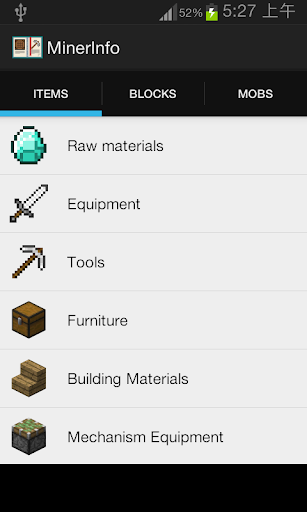 MinerInfo - Crafting Handbook