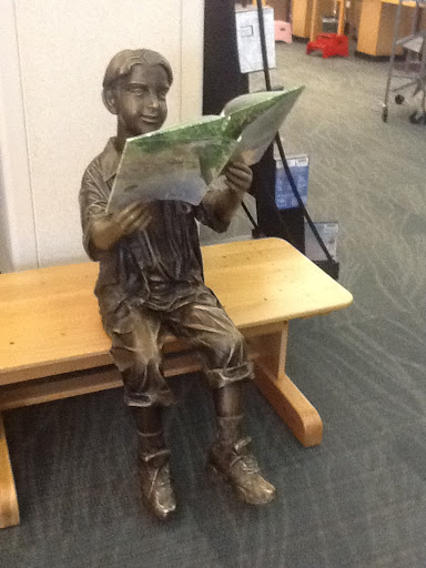 Reading Boy Statue