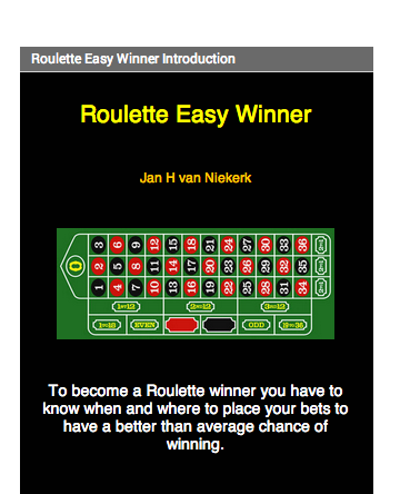 Roulette EasyWinner 2