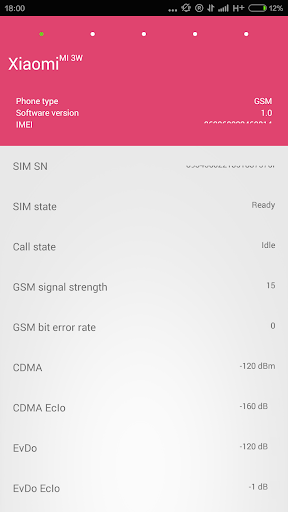 Radio Parameters