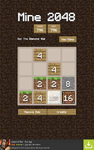 Minecraft 2048