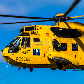 Rescue Helicopter Close Up by Dylan Barlow - Novices Only Objects & Still Life