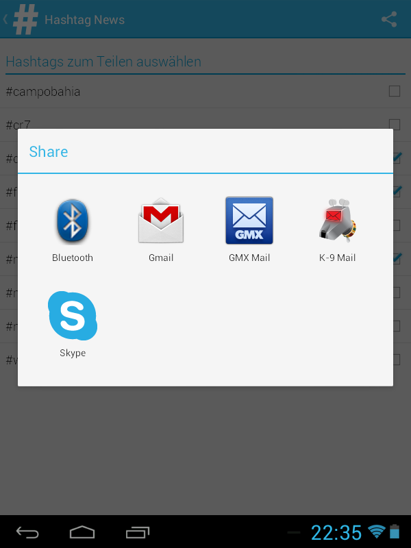    Hashtag News- screenshot  