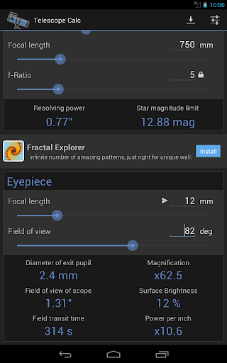 【免費工具App】Telescope Calc-APP點子