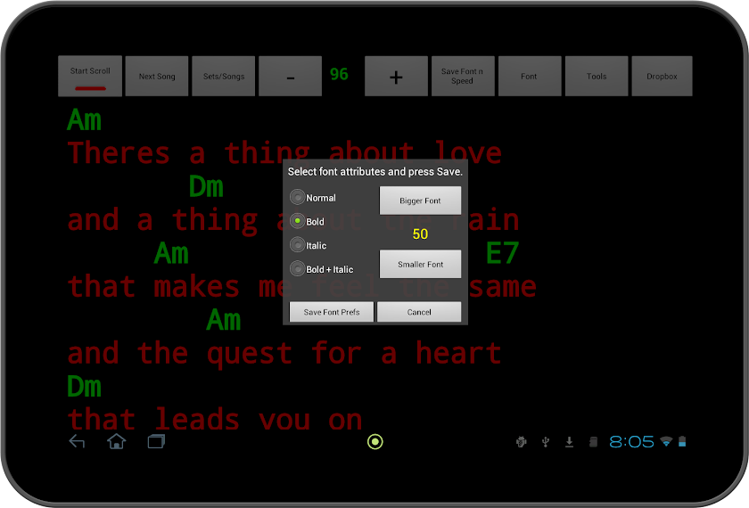 LyricMaster 2000 Screen 3
