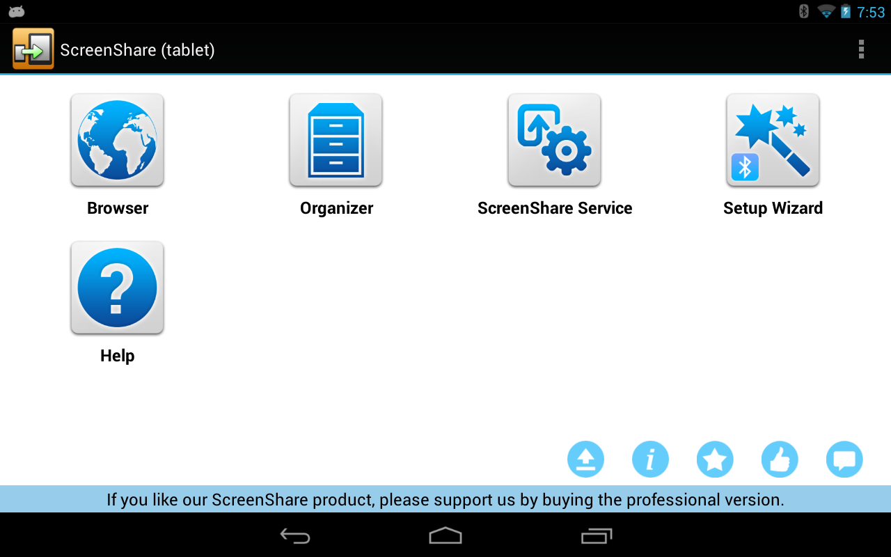 Phone Android Phone Screen Sharing screenshare tablet android apps on google play screenshot