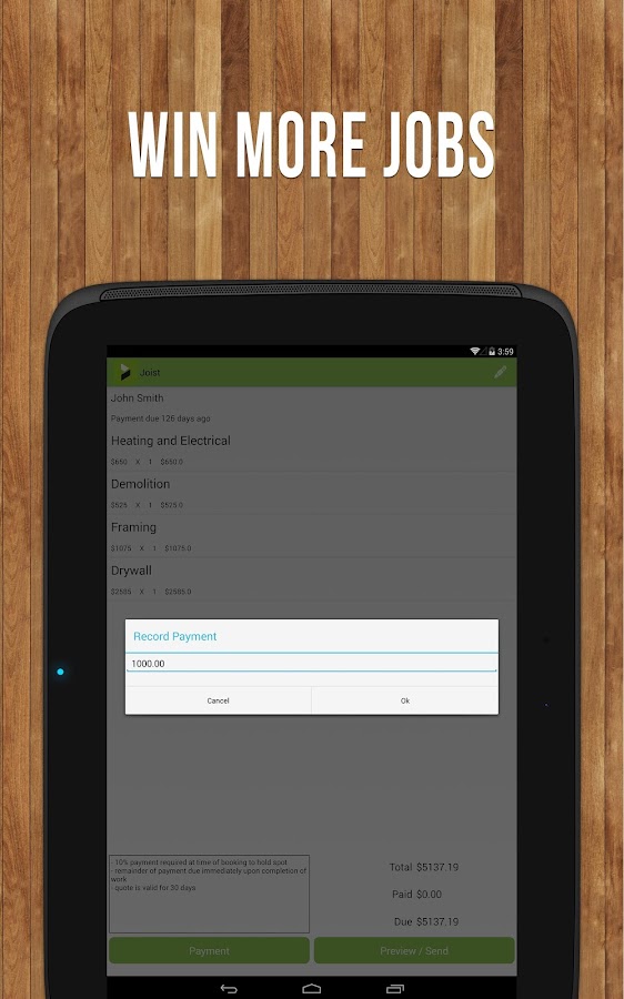 Contractor Estimate & Invoice Android Apps on Google Play