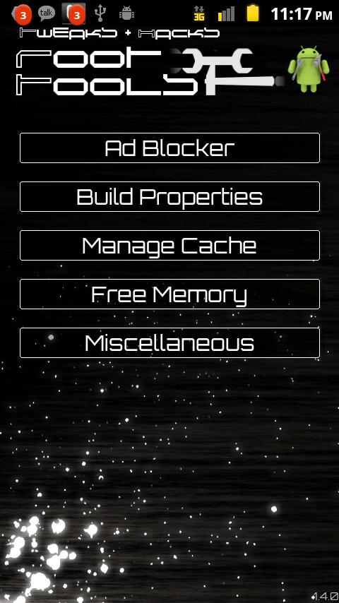 Root Tools Screen 2