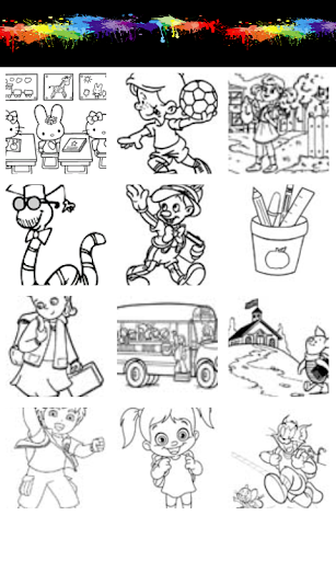 School Coloring Pages for Kids