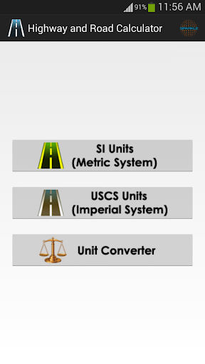 Highway and Road Calculator