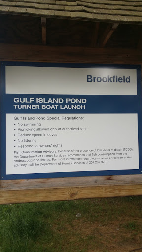 Gulf Island Pond Turner Boat Launch