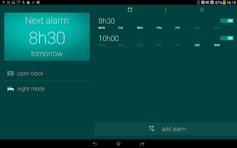 Screenshot Glimmer (luminous alarm clock) v1.1.11