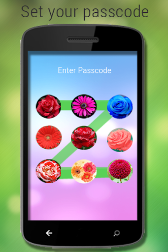 Passcode Flowers Lock Screen