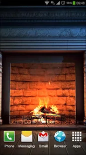 Fireplace 3D Pro lwp - screenshot thumbnail