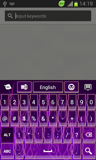 【免費個人化App】GO輸入法紫色火焰-APP點子