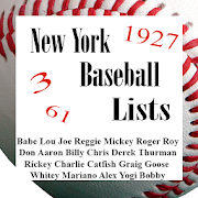 New York Baseball Lists (NYY) 2.5 Icon