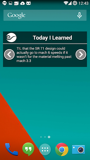 Today I Learned Widget