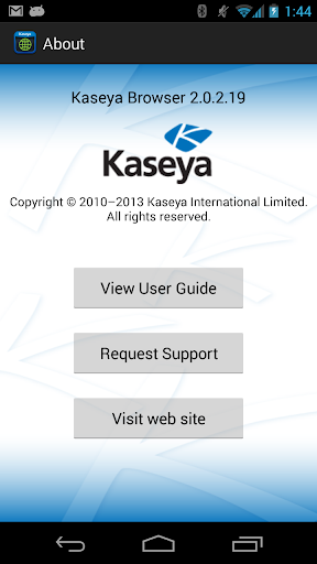 Kaseya Secure Browser