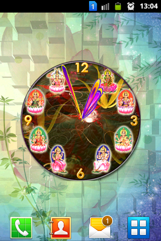 Ashta Lakshmi Diwali Clock