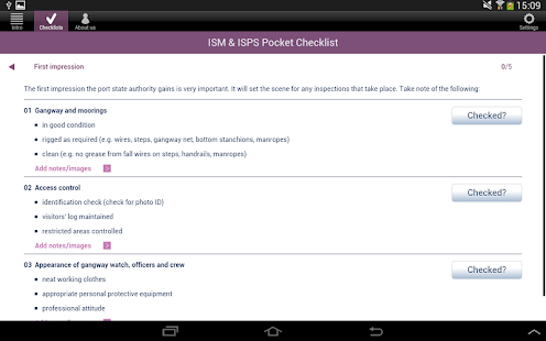 ISM & ISPS Pocket Checklist(圖8)-速報App