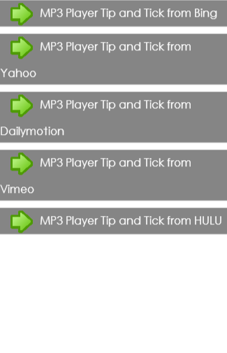 MP3 Player Tip and Tick