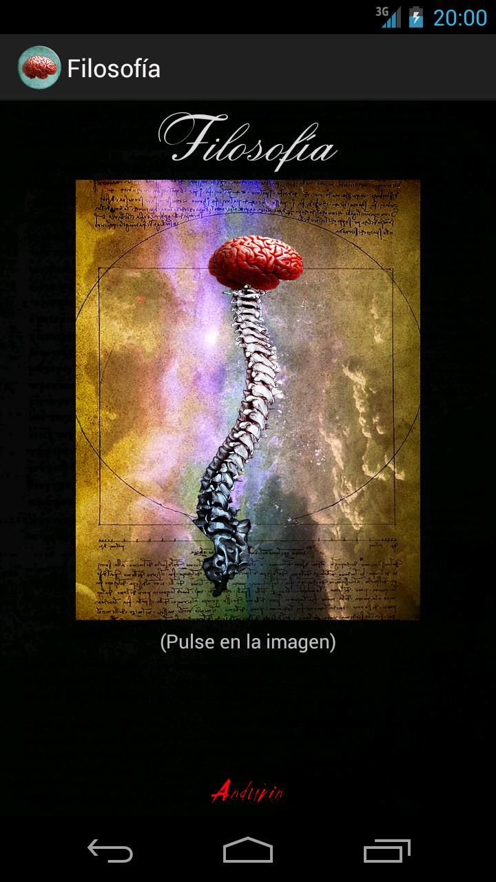 Android application Philosophy screenshort