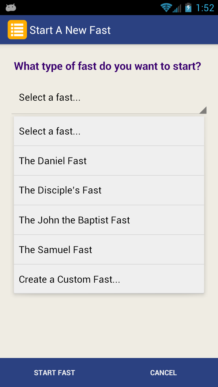 Spiritual Fasting Screen 3