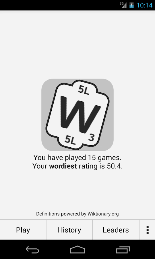    Wordiest- screenshot  