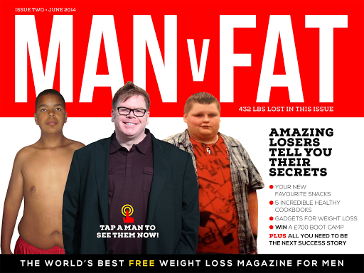 MAN v FAT Magazine App