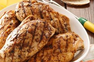 Grilled Barbecued Chicken