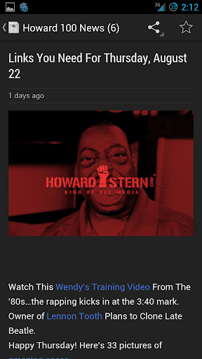 Howard Stern Mobile